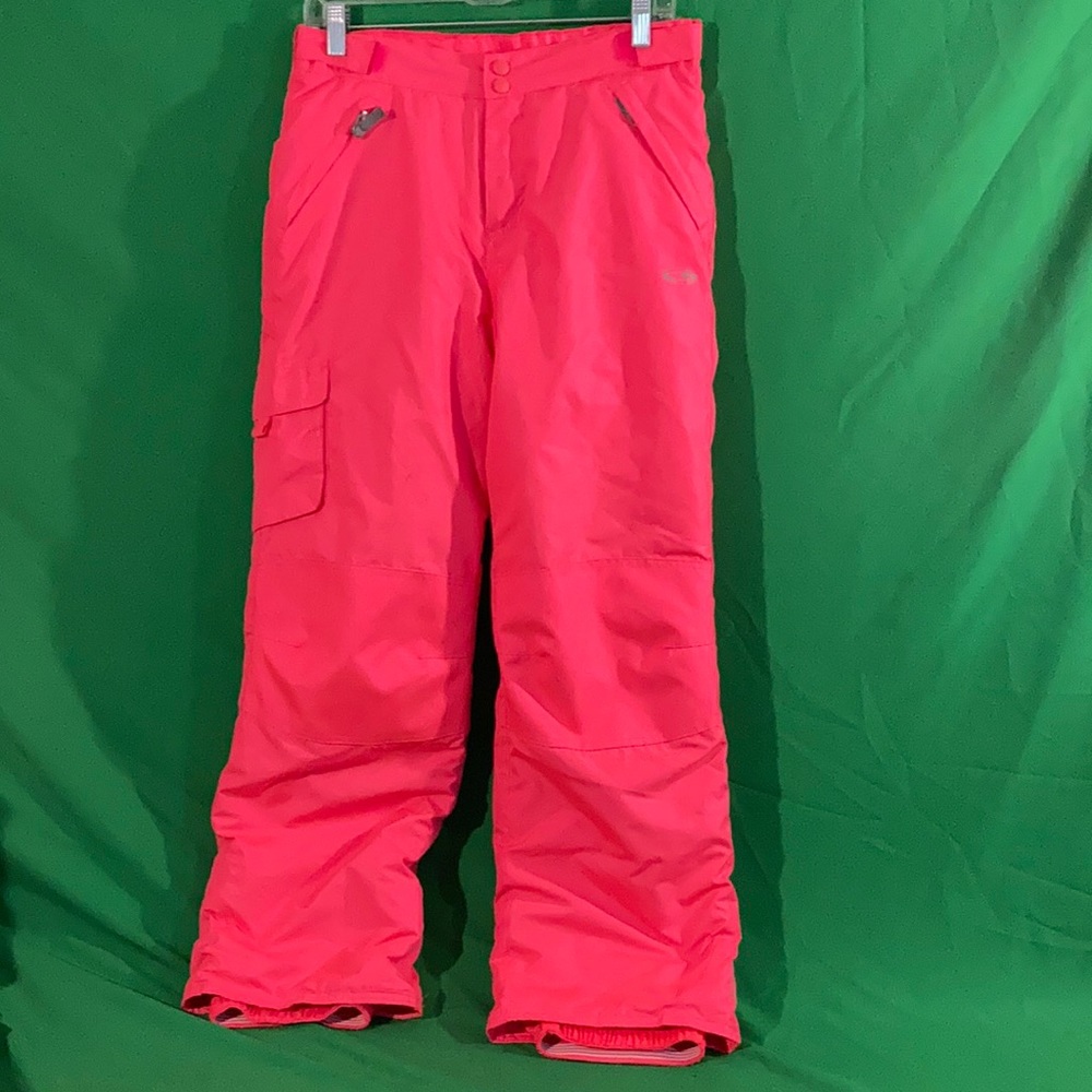 Champion XL hot pink cargo snow pants